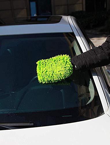 Single sided microfiber hand glove duster